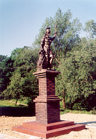 Nowa figura św. Floriana - fot. Antoni Hadała