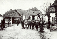 Przedmieście Tyczyna w 1909 r. - fot. Antoni Mikrut